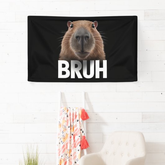 Funny Capybara Bruh Banner (Insitu)