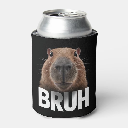 Funny Capybara Bruh Dosenkühler (Kanne Vorderseite)