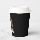 Funny Capybara Bruh Pappbecher (Links)