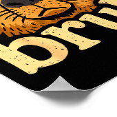 Funny Capybara Bruh Sarcastic Animal Meme Boys Tee Poster (Ecke)