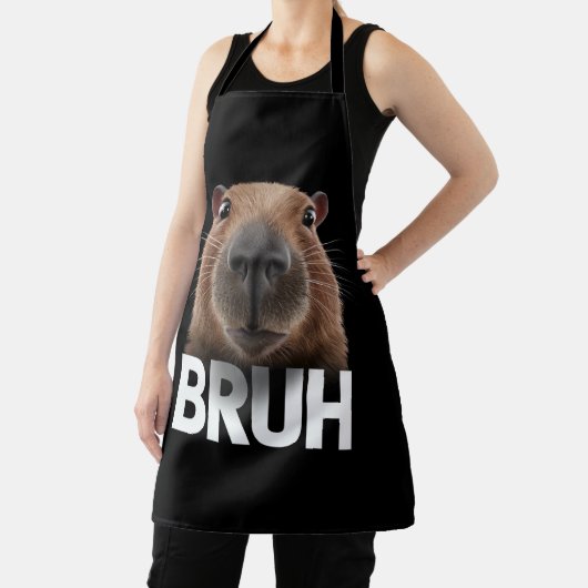 Funny Capybara Bruh Schürze (InSitu)