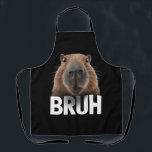 Funny Capybara Bruh Schürze<br><div class="desc">Funny Capybara Bruh</div>