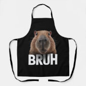 Funny Capybara Bruh Schürze (Vorderseite)