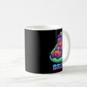Funny Capybara Bruh Video Games Lovers Kaffeetasse (VorderseiteRechts)