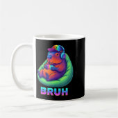 Funny Capybara Bruh Video Games Lovers Kaffeetasse (Links)