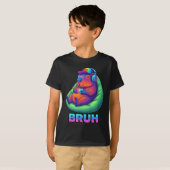 Funny Capybara Bruh Video Games Lovers T-Shirt (Vorne ganz)
