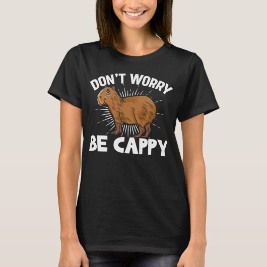 Funny Capybara Eigentümer Capybara Haustier T-Shirt (Vorderseite)