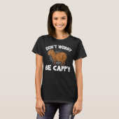 Funny Capybara Eigentümer Capybara Haustier T-Shirt (Vorne ganz)