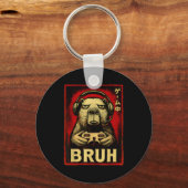 Funny Capybara Gamer Bruh Graphic Tee Men Boys Tee Schlüsselanhänger (Vorderseite)