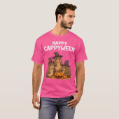 Funny Capybara Halloween Cappyween Capybara T-Shirt (Vorne ganz)