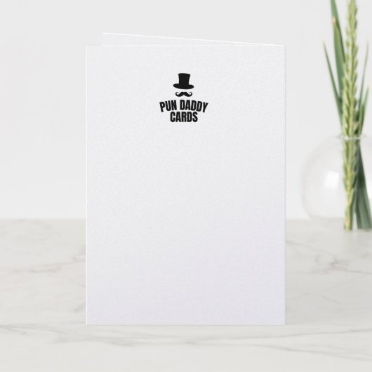 Funny Capybara in Space Capy Birthday Pun Karte (Rückseite)