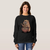 Funny Capybara Japanese Ramen Enthusiast Kawaii Me Sweatshirt (Vorne ganz)
