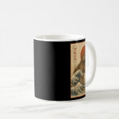 Funny Capybara Japanisch Wave Capyzilla Boys Girls Kaffeetasse (VorderseiteRechts)