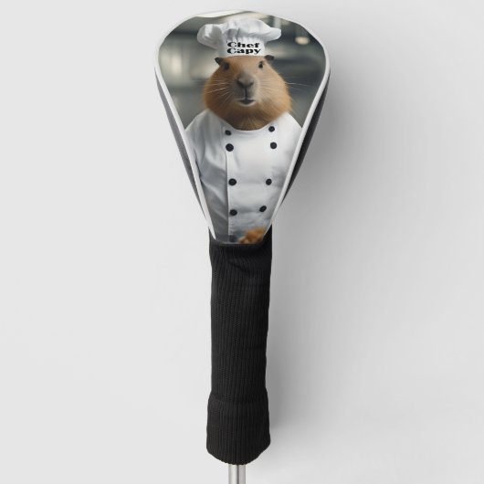 Funny Capybara Koch Golf Headcover (Vorderseite)