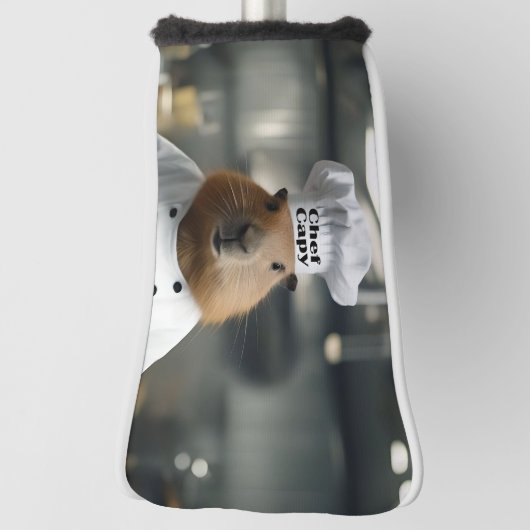 Funny Capybara Koch, Golf Putter Cover, Golf Headcover (Rotieren 90)