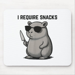 Funny Capybara Liebhaber Süße Tier Spaß I Anforder Mousepad