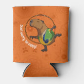 Funny Capybara Mach dir keine Sorgen, sei mit Capp Dosenkühler (Vorderseite)