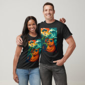 Funny Capybara Meme Selfie Cartoon T-Shirt (Unisex)