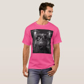 Funny Capybara mit Ufos T-Shirt (Vorne ganz)