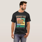 Funny Capybara Ok I Pull Up Capybara T-Shirt (Vorne ganz)