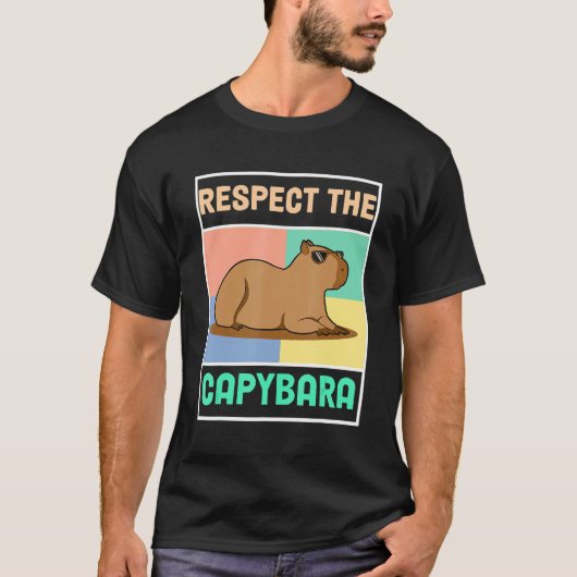 Funny Capybara Ok I Pull Up Capybara T-Shirt (Vorderseite)