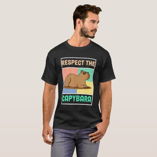 Funny Capybara Ok I Pull Up Capybara T-Shirt (Vorne ganz)