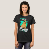 Funny Capybara Pet Rodent Capy T-Shirt (Vorne ganz)