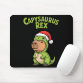 Funny Capybara T-rex Costume Christmas Kids Boys Mousepad (Mit Mouse)