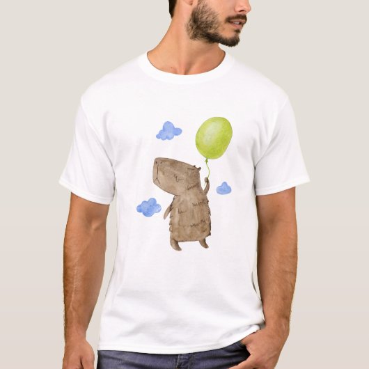 Funny capybara T-Shirt (Vorderseite)