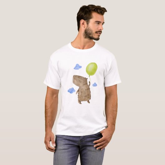 Funny capybara T-Shirt (Vorne ganz)