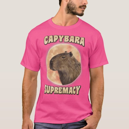 Funny Capybara T-Shirt (Vorderseite)