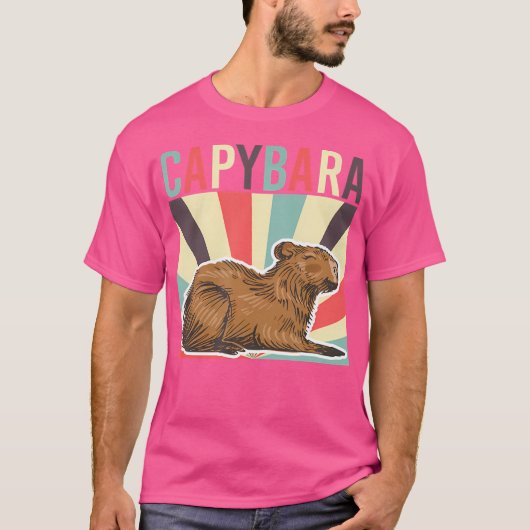Funny Capybara T-Shirt (Vorderseite)