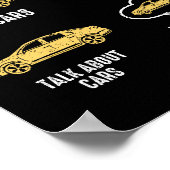 Funny Car 6 Dinge, die ich in meiner Freizeit Auto Poster (Ecke)