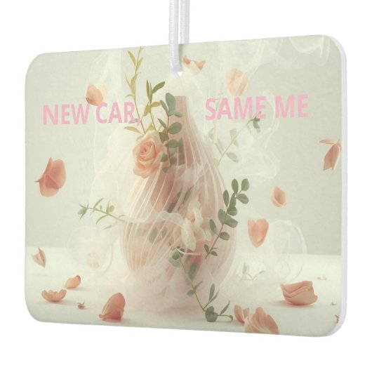 Funny Car Air Freshener – NEW CAR, SAME ME Autolufterfrischer (Links)