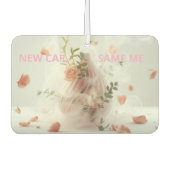 Funny Car Air Freshener – NEW CAR, SAME ME Autolufterfrischer (Vorderseite)