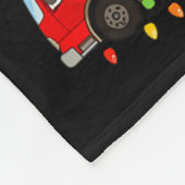 Funny Car Christmas Tree Xmas Light Boys Kids Todd Fleecedecke (Ecke)