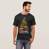 Funny Car Christmas Tree Xmas Light Boys Kids Todd T-Shirt (Vorne ganz)