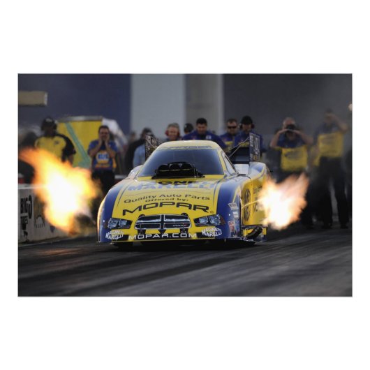 Funny Car Drag Racer Sport Fotodruck (Vorne)