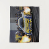 Funny Car Drag Racer Sport Wandteppich (Vorderseite)