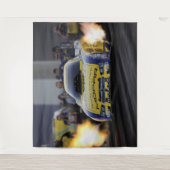 Funny Car Drag Racer Sport Wandteppich (Vorderseite)