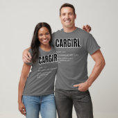 Funny Car Girl Geschenk Cargirl Definition Car T-Shirt (Unisex)