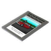 Funny Car Insurance Spaß Notebook Notizblock (Linke Seite)
