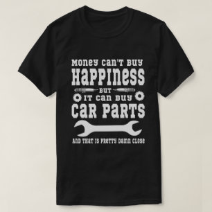 Funny Car Lover Auto Mechanik Zitat Rennwagen Gesc T-Shirt