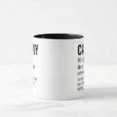 Funny Car Lover, CarGuy Definition, Autoenthusiast Tasse (Zentrum)