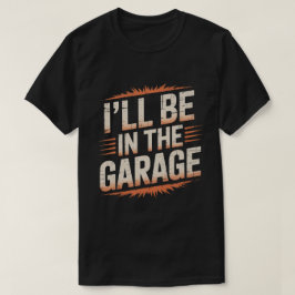 Funny Car Mechanic Vater - Ich bin in der Garage T-Shirt