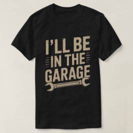 Funny Car Mechanic Vater - Ich bin in der Garage T-Shirt