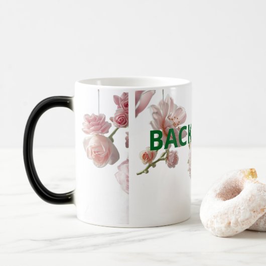Funny Car MUG – BACK OFF | Gag Gift for  Verwandlungstasse (Mit Donut)