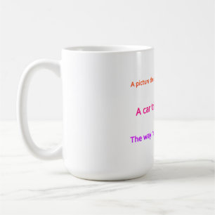 Funny Car Ride Sign Kaffeetasse