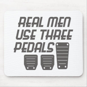 Funny Car Typ Geschenk Real Männer Drei Pedale ver Mousepad