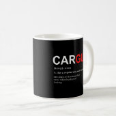 Funny Car Typ Gift Car Typ Definition T Shirt Kaffeetasse (VorderseiteRechts)